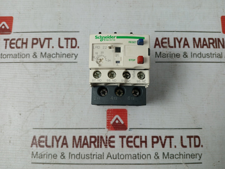 Schneider Electric Lrd 22 Thermal Overload Relay Awg.6-14 75C Cu 20 Lb. In