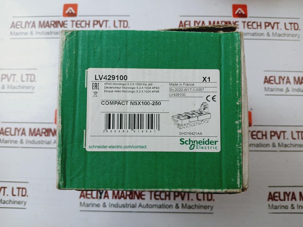 Schneider Electric Lv429100 Micrologic Trip Unit 3N201710357