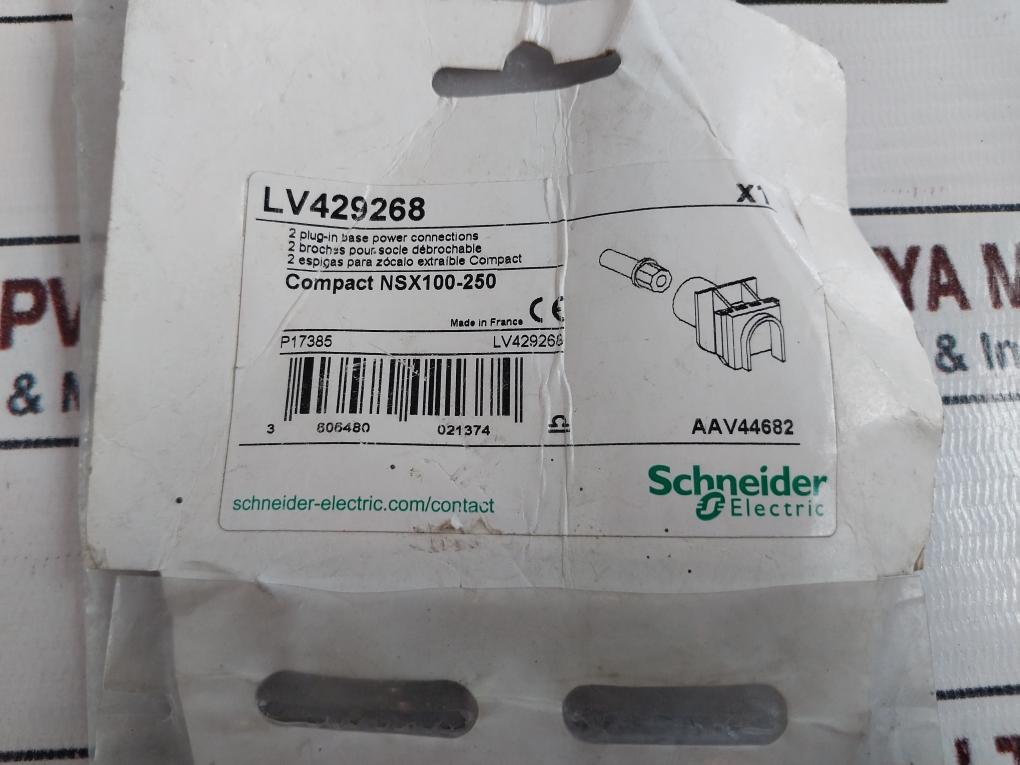 SCHNEIDER ELECTRIC LV429268 2 Plug-in Base Power Connection Set
