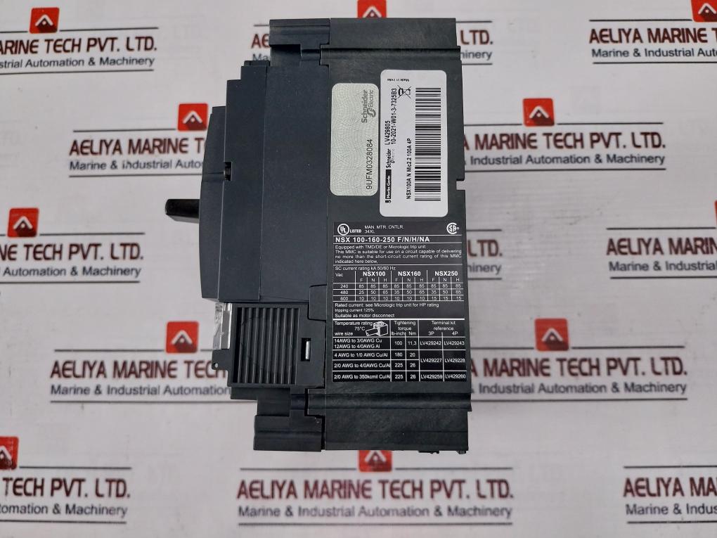 Schneider Electric Lv429805 Circuit Breaker Nsx 100N