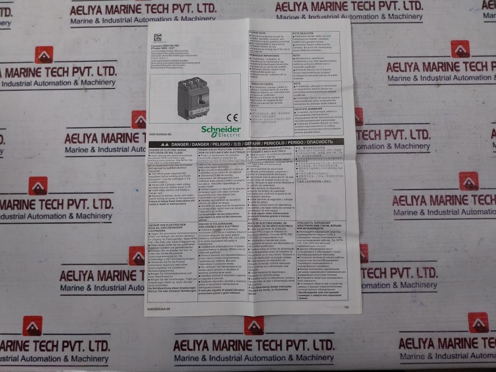 Schneider Electric Lv429805 Circuit Breaker Nsx 100N