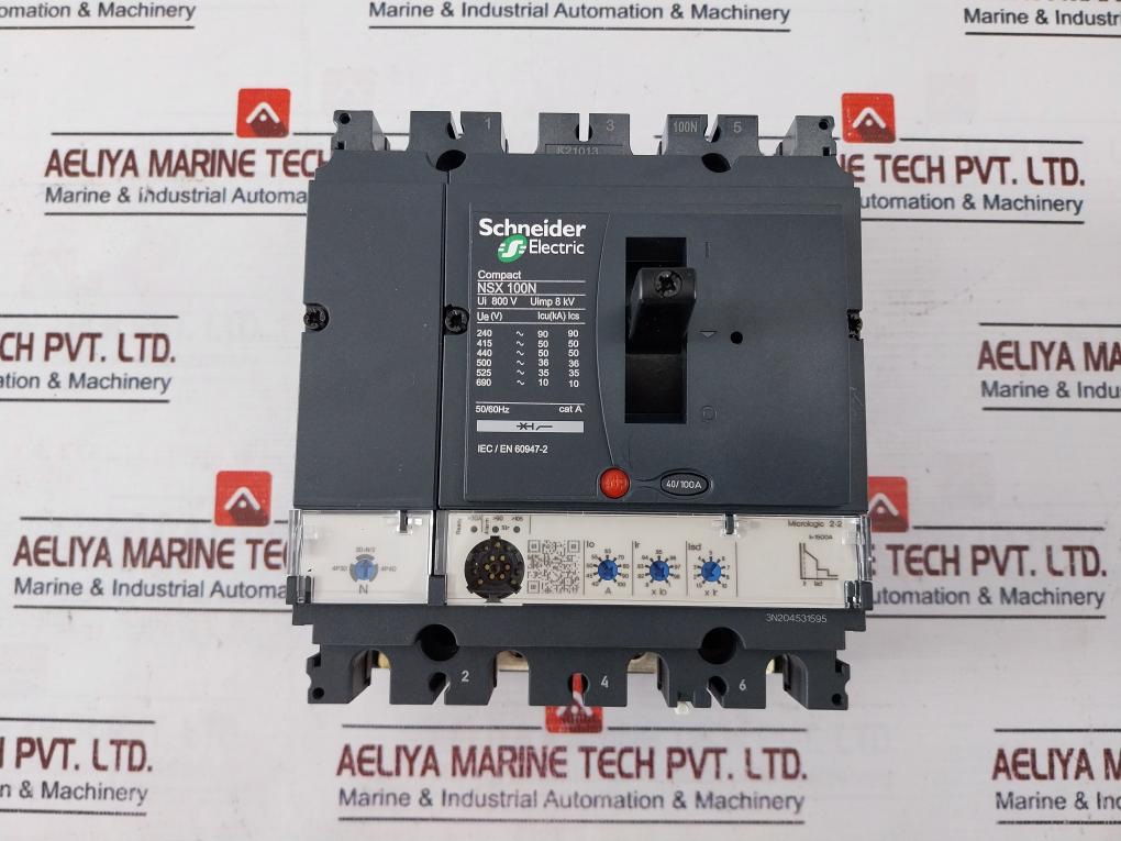 Schneider Electric Lv429805 Circuit Breaker Nsx 100N