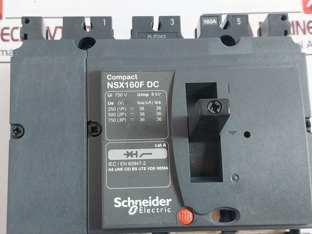 Schneider Electric Lv438108 Circuit Breaker Nsx160F Dc