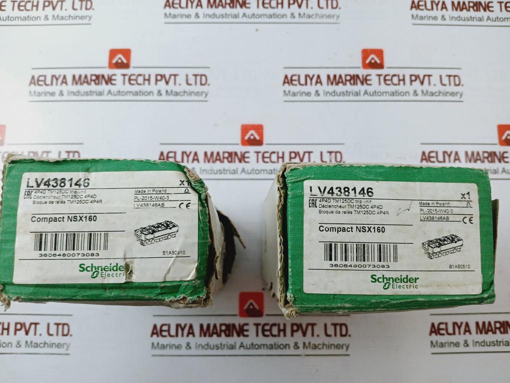 Schneider Electric Lv438146 Thermal Magnetic 125 A Rating 88/125A S1A50510