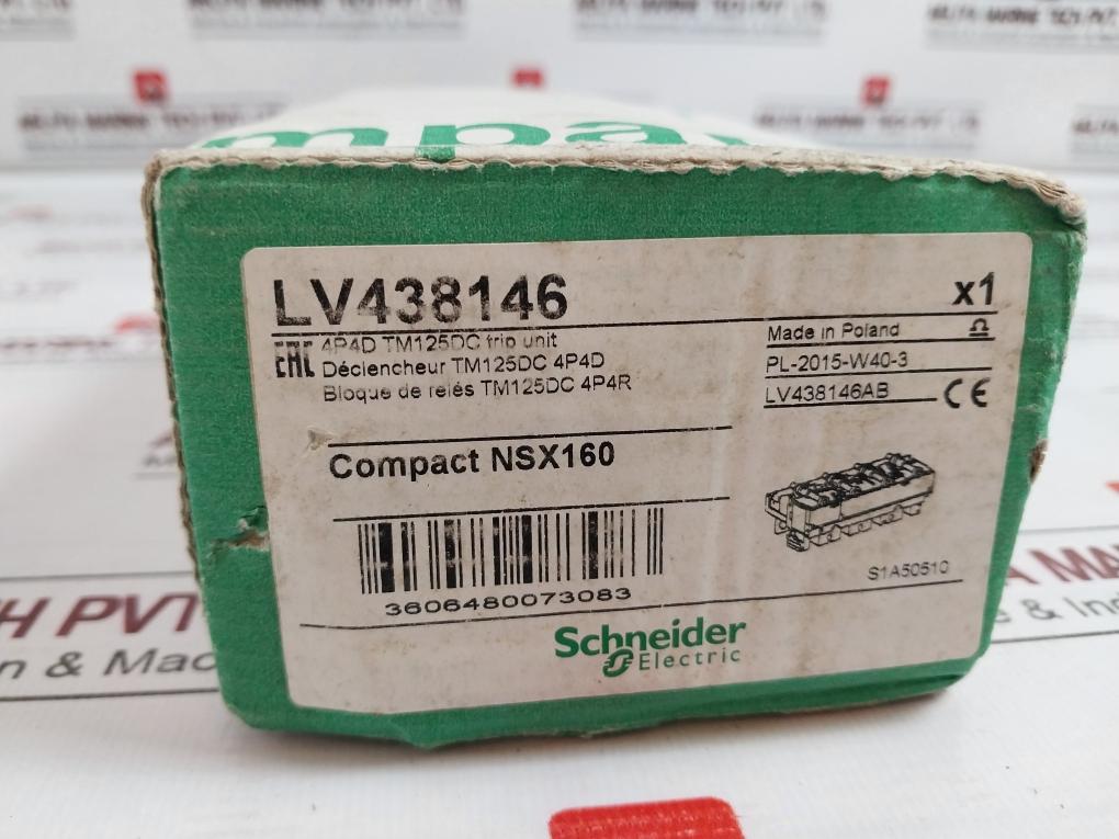 Schneider Electric Lv438146 Trip Unit Compact Nsx100-250 125A/40C