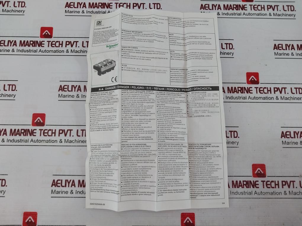 Schneider Electric Lv438255 Compact Nsx250 Thermal Magnetic 250A