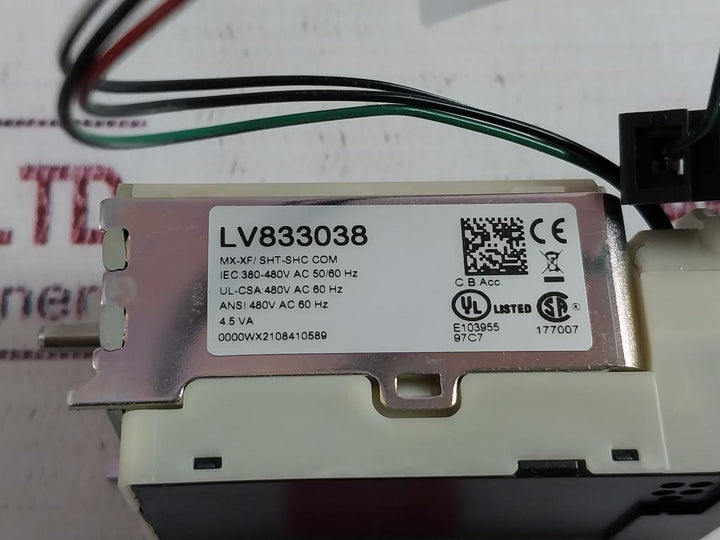 Schneider Electric Lv833038 Undervoltage Release 380-480v Ac 50/60 Hz