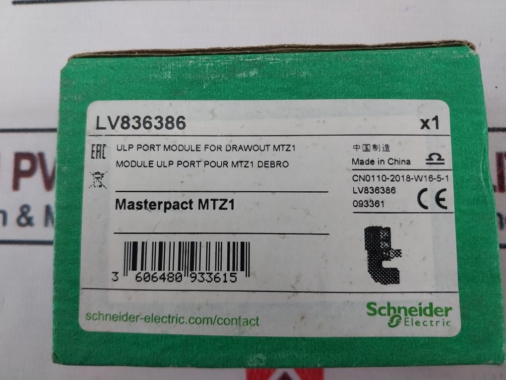 Schneider Electric Lv836386 Ulp Port Module Masterpact Mtz1