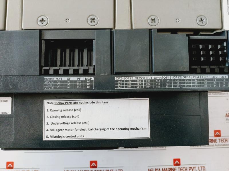 Schneider Electric Lv847632 High Current Air Circuit Breaker Mtz2 20H3 4P A18323