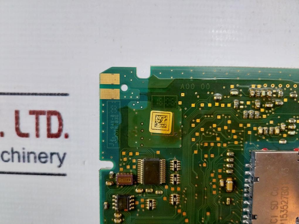 Schneider Electric M103G Pc Board W/ Sd Flash Memory Card Bmxrms008Mp