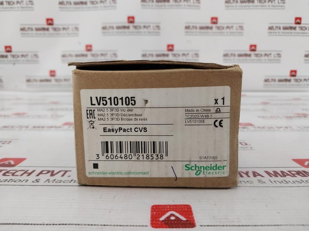 Schneider Electric Ma2.5 Circuit Breaker Easypact Cvs 2.5A