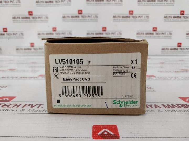 Schneider Electric Ma2.5 Circuit Breaker Easypact Cvs 2.5A