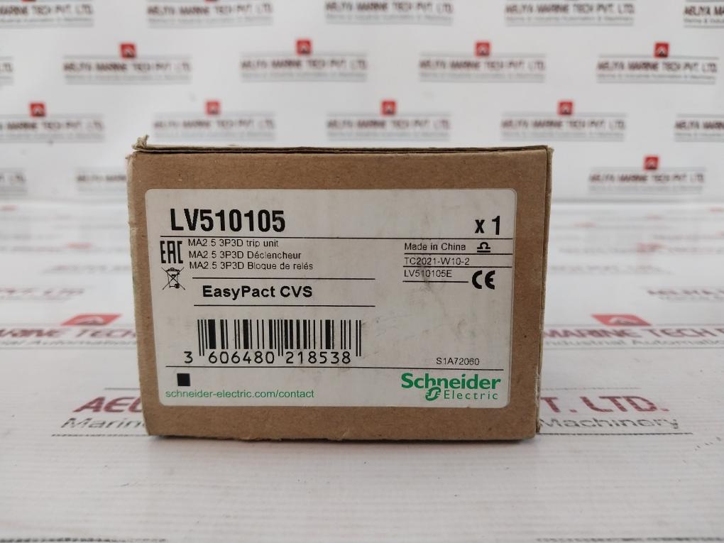 Schneider Electric Ma2.5 Easypact Cvs Circuit Breaker 2.5A