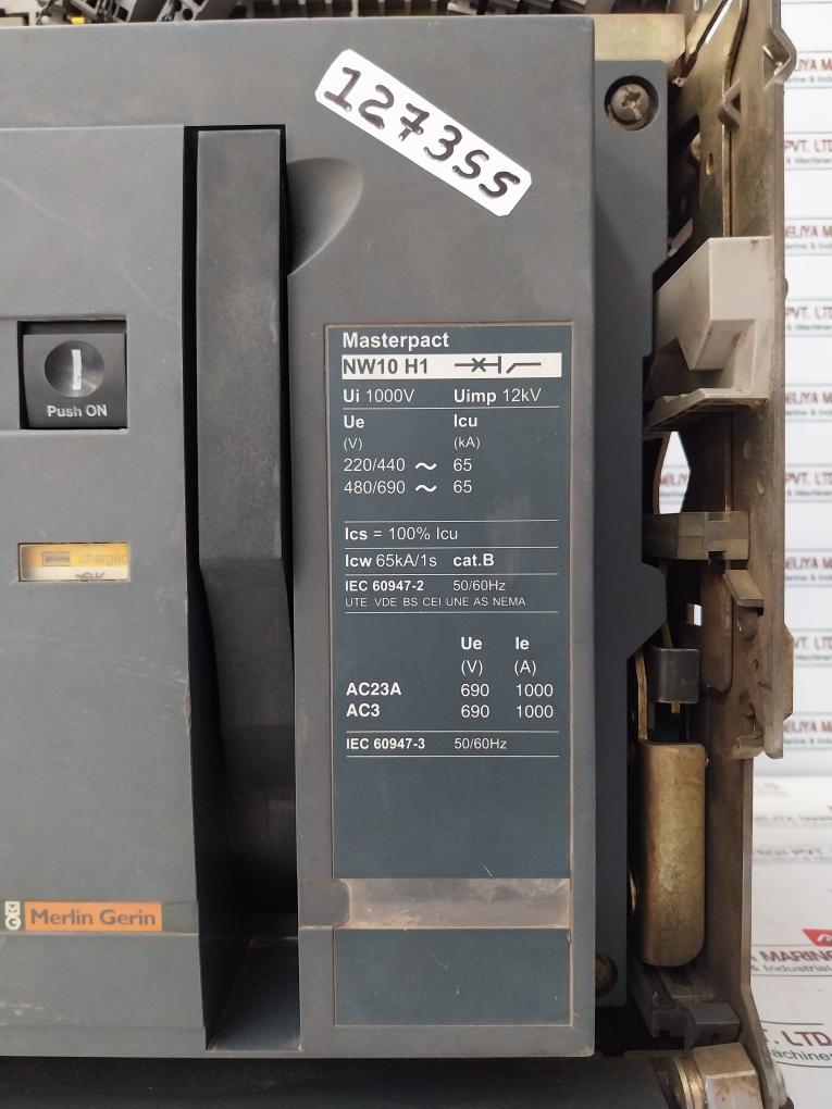 Schneider Electric Masterpact Nw10 H1 Micrologic 6.0 A Circuit Breaker 1000a