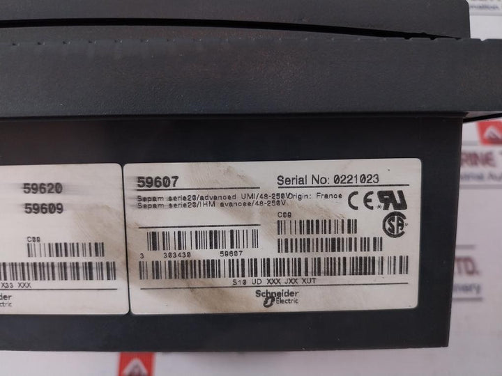 Schneider Merlin Gerin Wartsila SEPAM S20 59620 48–250V Modbus Substation Relay
