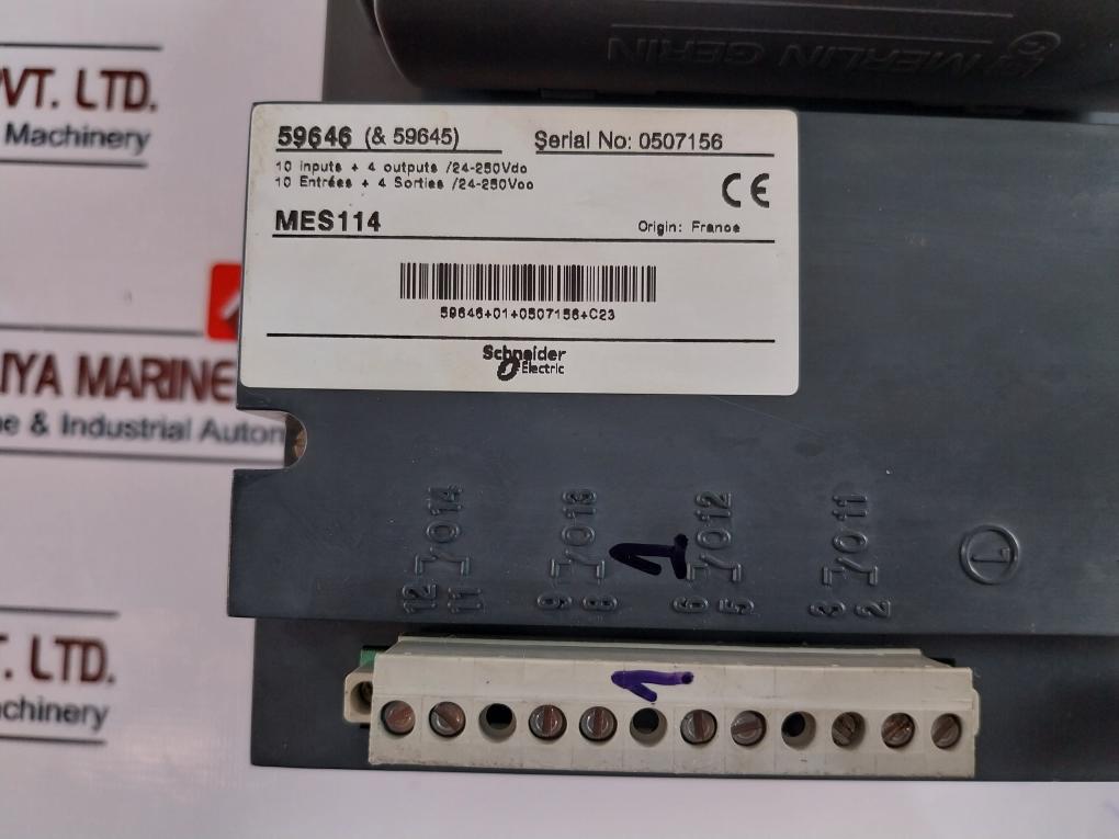 Schneider Electric Mes114 Input /Output Module