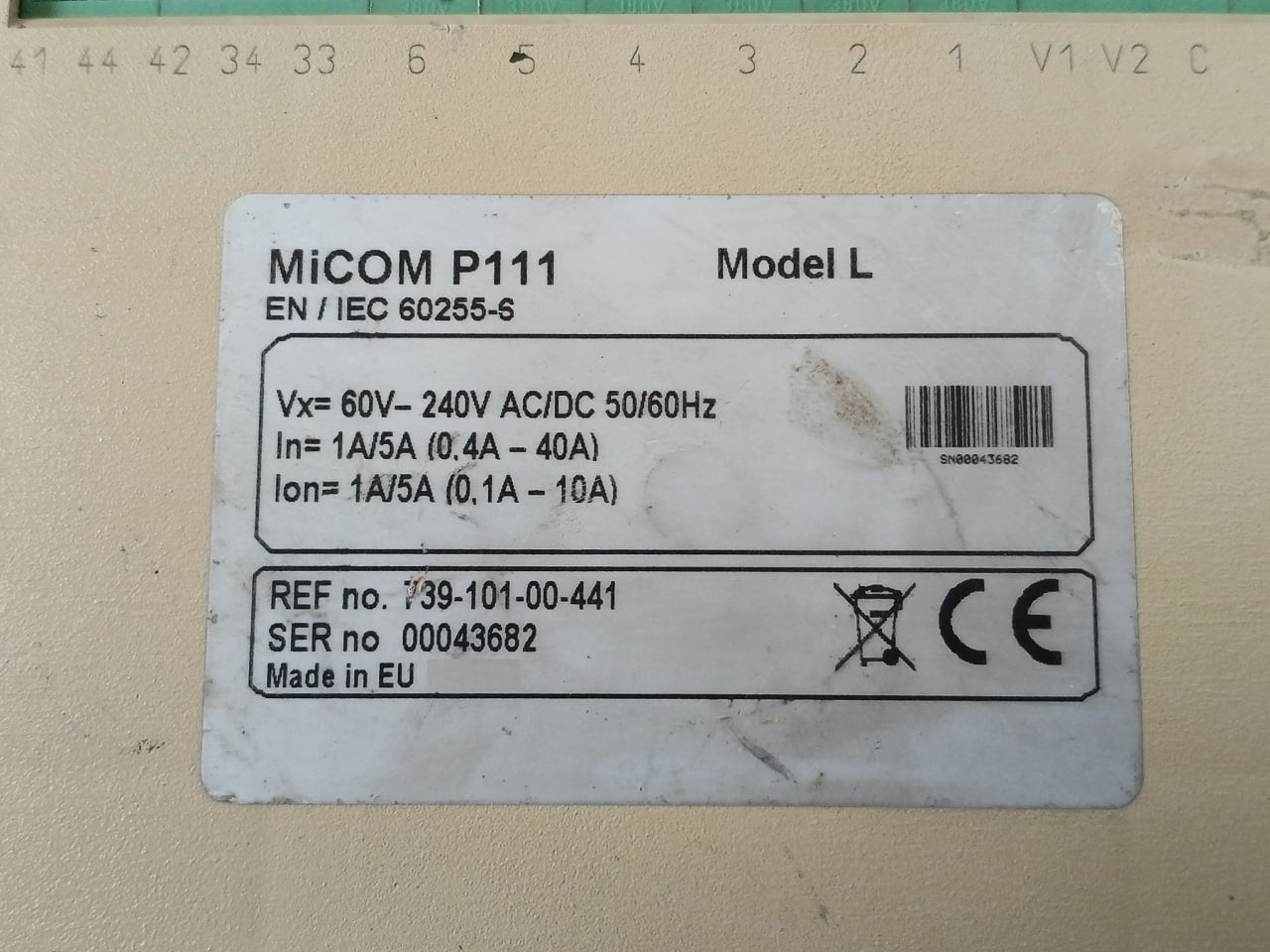 Schneider Electric Micom P111 Automation & Information Systems Protection Relay