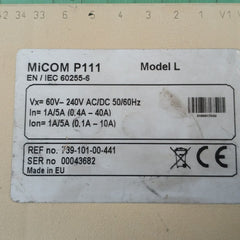 Schneider Electric Micom P111 Automation & Information Systems Protection Relay