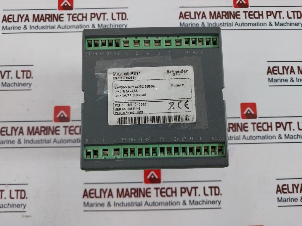 Schneider Electric Micom P211 Intelligent Motor Controller 0,375a-1,5a