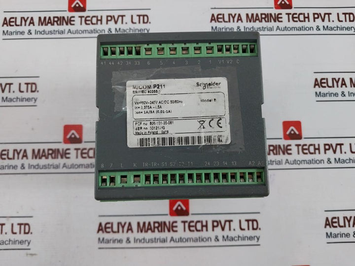 Schneider Electric Micom P211 Intelligent Motor Controller 0,375a-1,5a