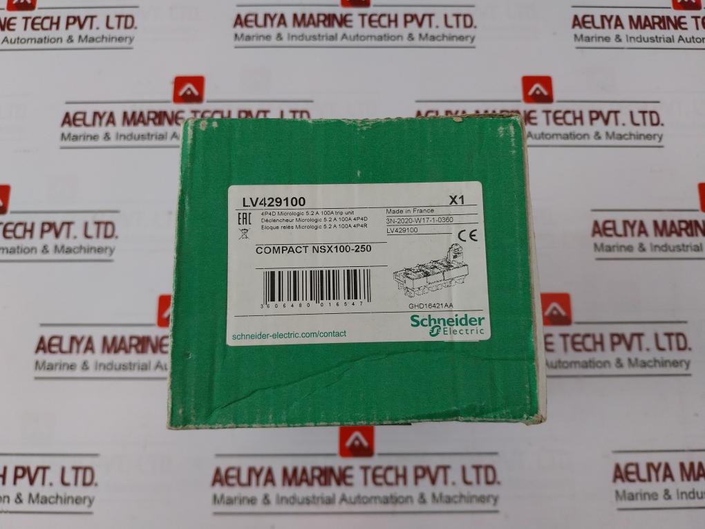 Schneider Electric Micrologic 5.2A Trip Unit Lv429100 40/100A