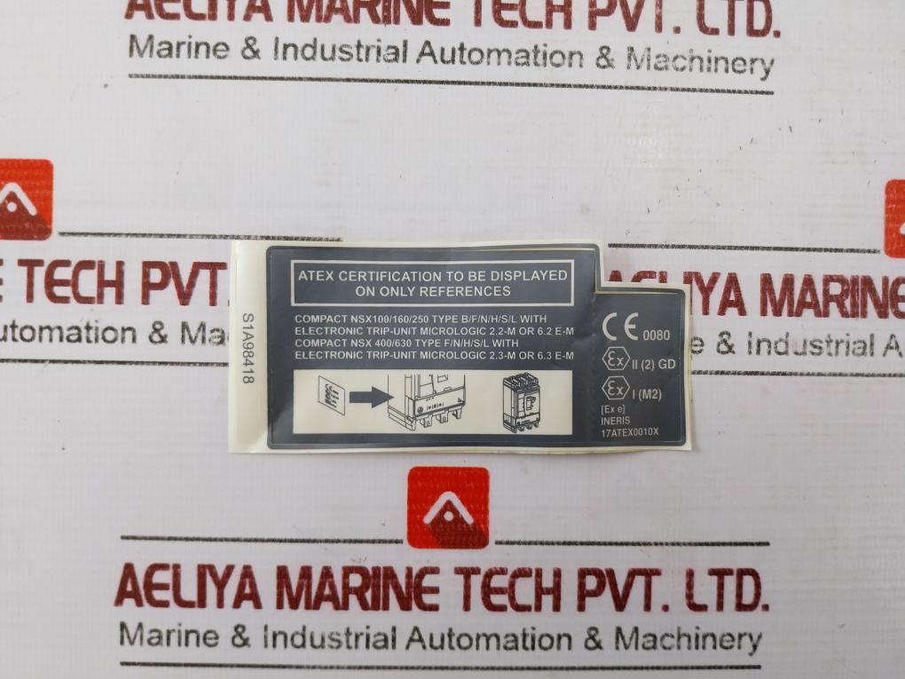 Schneider Electric Micrologic 6•2 E-m Trip Unit 3N202350613 12/25A