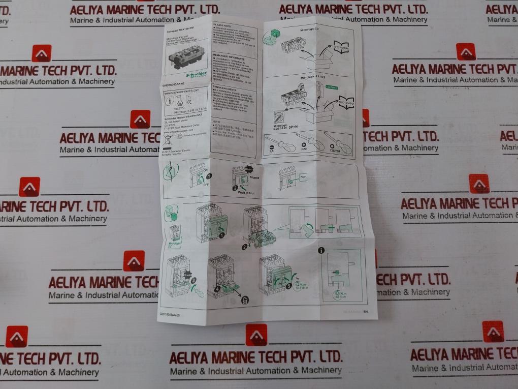 Schneider Electric Micrologic 6•2 E-m Trip Unit 3N202350613 12/25A