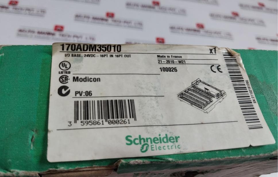 Schneider Electric Modicon 170Adm35010 I/O Base Module 16 Point 24 Vdc