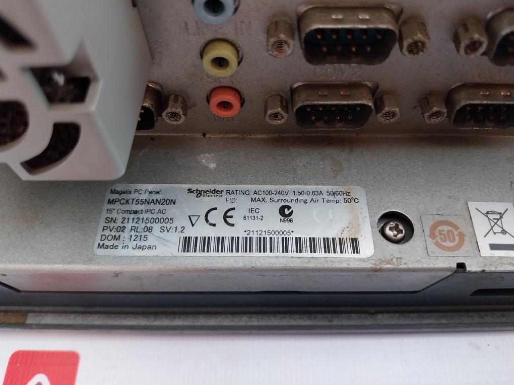 Schneider Electric Mpckt55Nax20N 15 Inch Magelis Operator Touch Screen