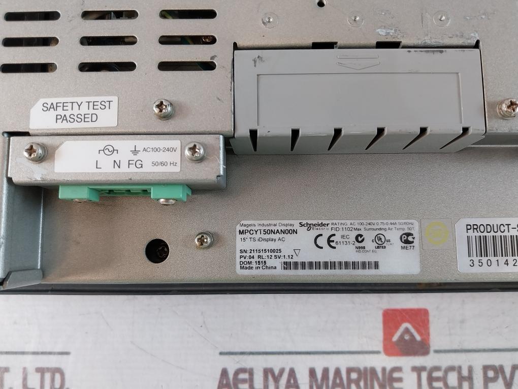 Schneider Electric Mpcyt50Nan00N Magelis Industrial Display