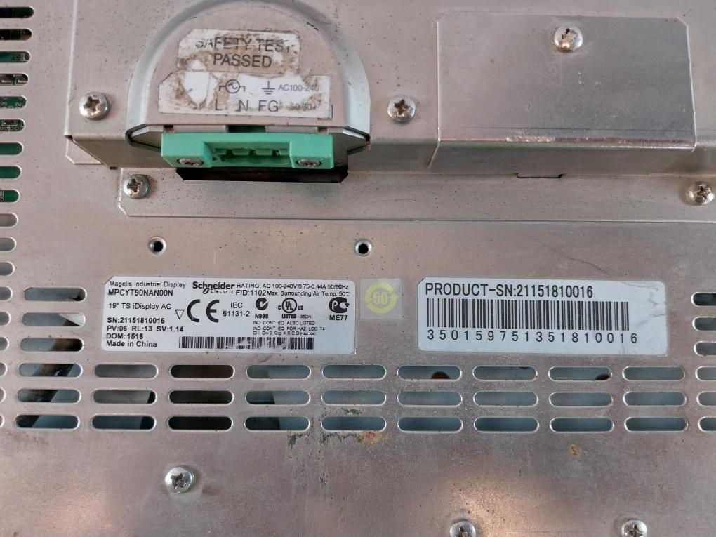 Schneider Electric Mpcyt90Nan00N Magelis Industrial Display