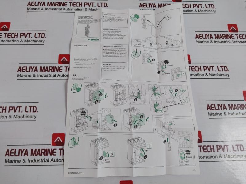 Schneider Electric Mt250 Compact Nsx250 Powerpact 220-240V 50/60Hz 3606480020087