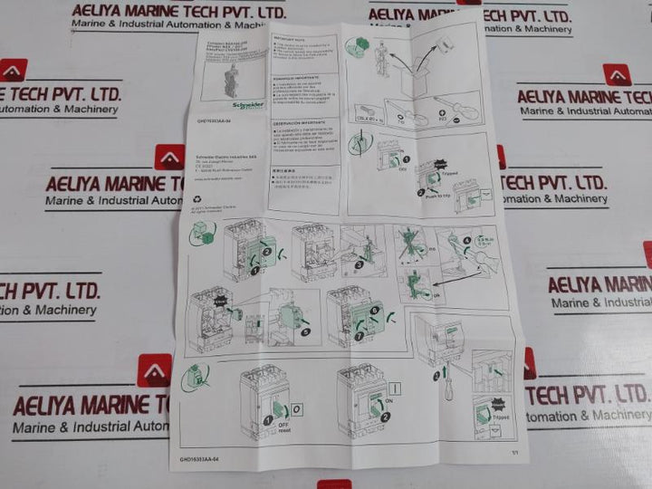 Schneider Electric Mt250 Compact Nsx250 Powerpact 220-240V 50/60Hz 3606480020087