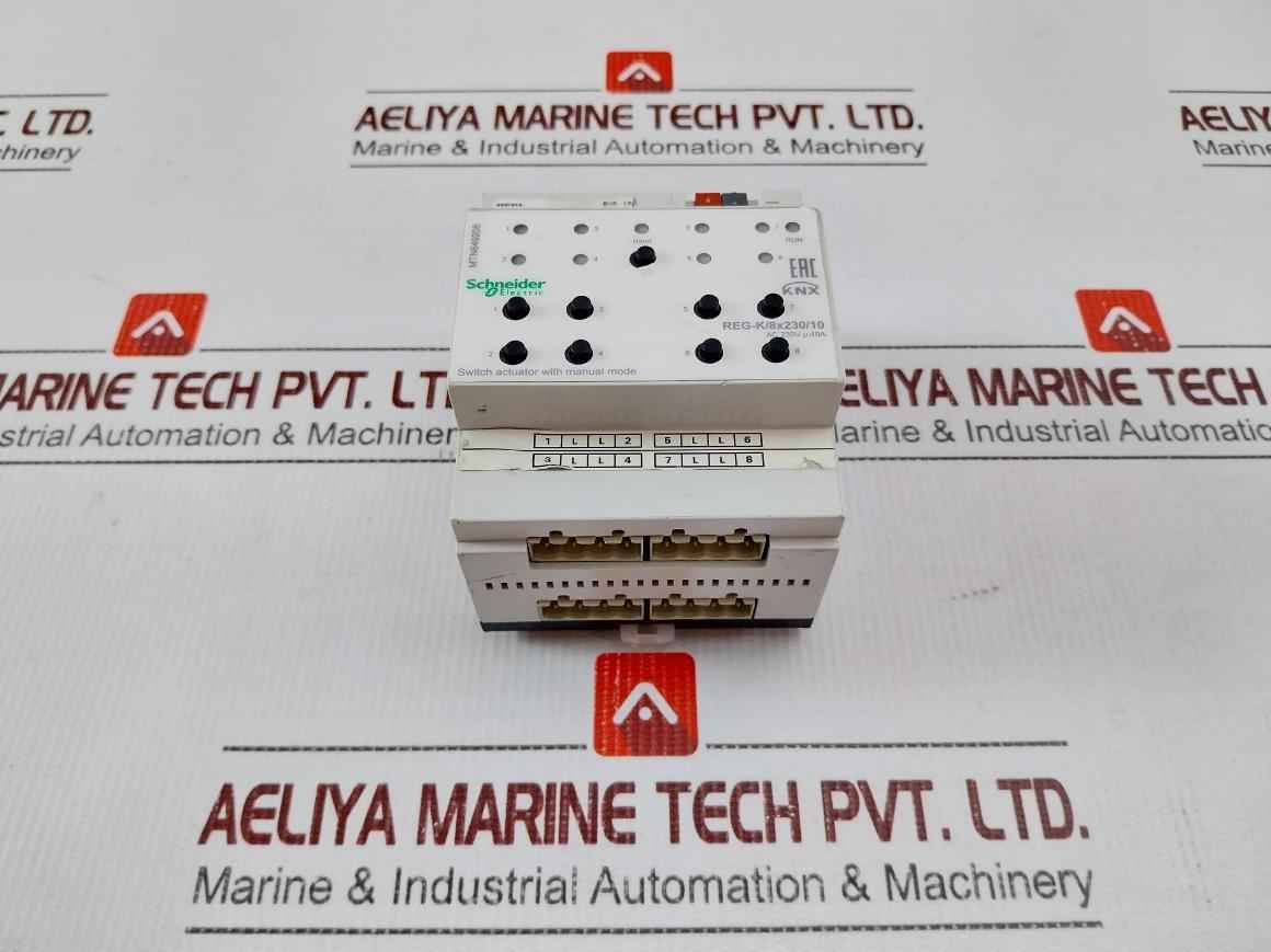 Schneider Electric Mtn649208 Switch Actuator W/Manual Mode Reg-k/8X230/10 1000W