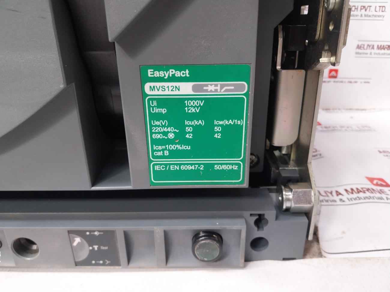 Schneider Electric Mvs12N Easypact Circuit Breaker Iec/En60947-2 50/60Hz