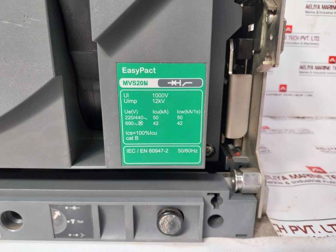Schneider Electric Mvs20N Easypact Circuit Breaker Trip Unit 1000V 12Kv