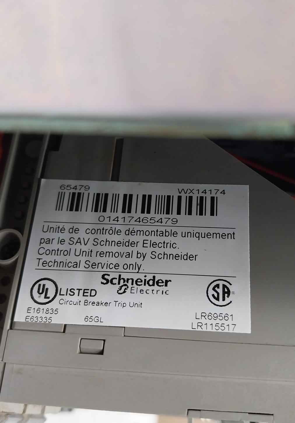 Schneider Electric Mvs25N Easypact Circuit Breaker 50/60Hz Gh800017Aa Wx14174