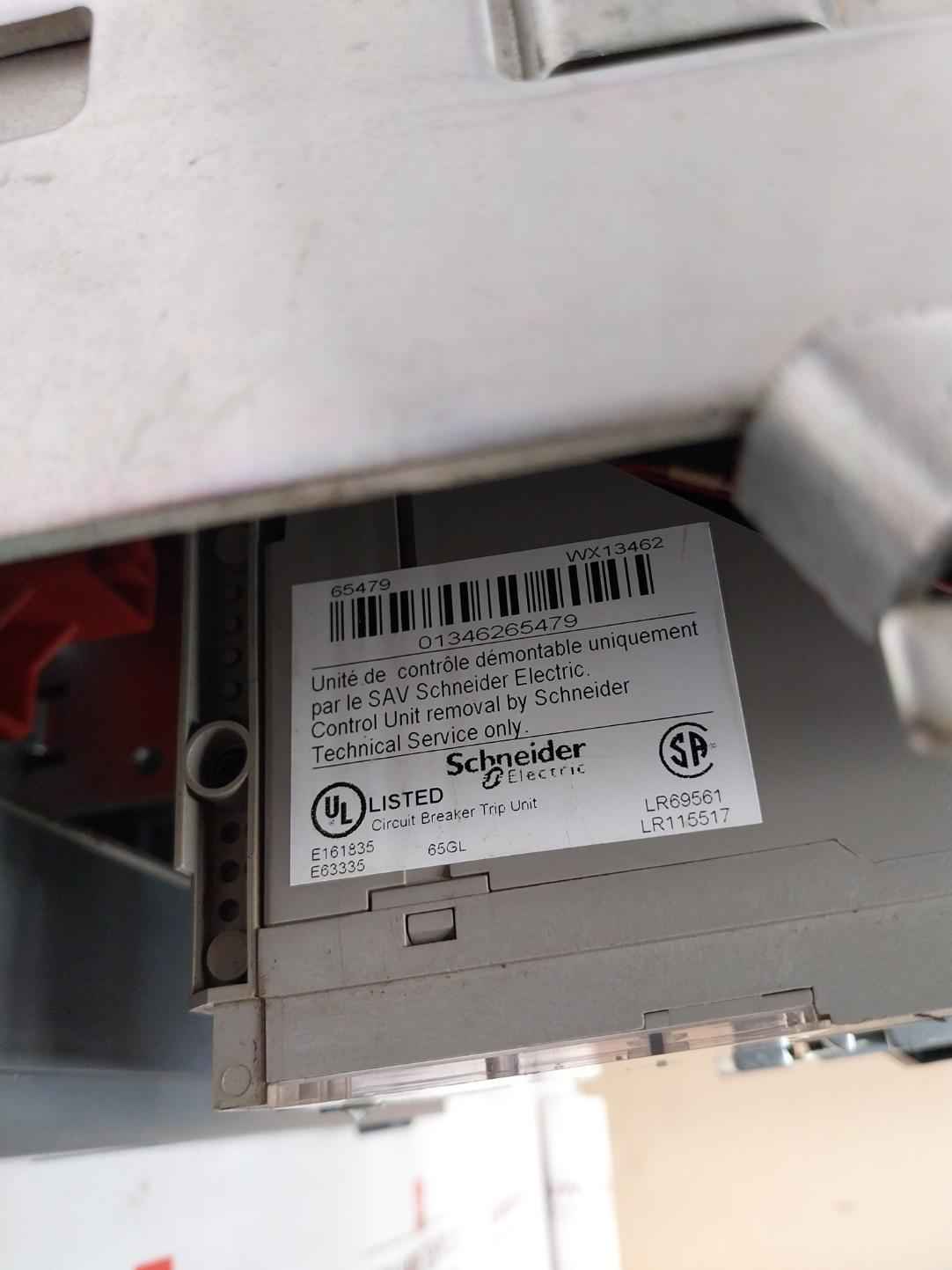 Schneider Electric Mvs32N Easypact Circuit Breaker Trip Unit 1000V 12Kv