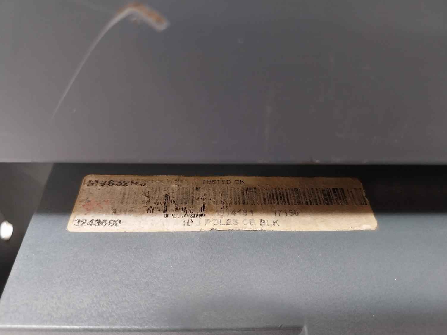 Schneider Electric Mvs32N Easypact Circuit Breaker Trip Unit 1000V 12Kv