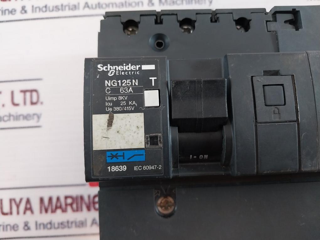 Schneider Electric Ng125N Circuit Breaker Viging125 63A