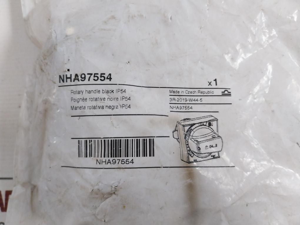 Schneider Electric Nha97554 Rotary Handle Black Ip54