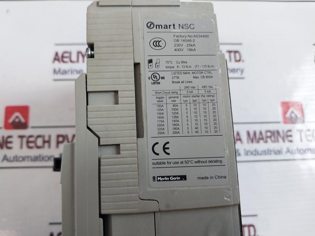 Schneider Electric Nsc160S Circuit Breaker 160A