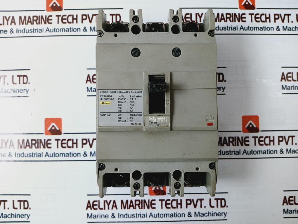 Schneider Electric Nsc160S Circuit Breaker 690V~50/60Hz