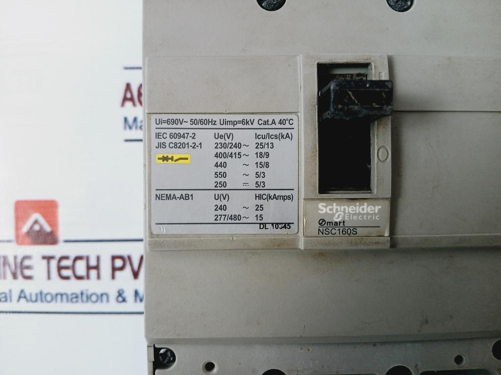 Schneider Electric Nsc160S Circuit Breaker 690V~50/60Hz