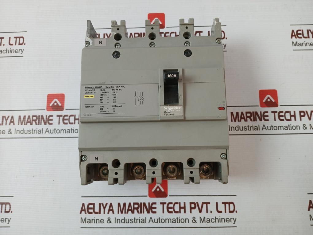 Schneider Electric Nsc160S Circuit Breaker 690V~50/60Hz 230V 25Ka