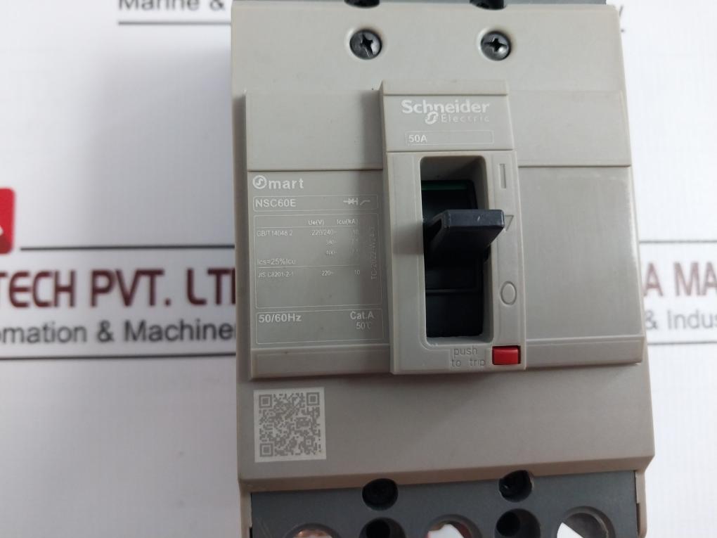 Schneider Electric Nsc60E Molded Case Circuit Breaker 50/60Hz Jis C8201-2-1