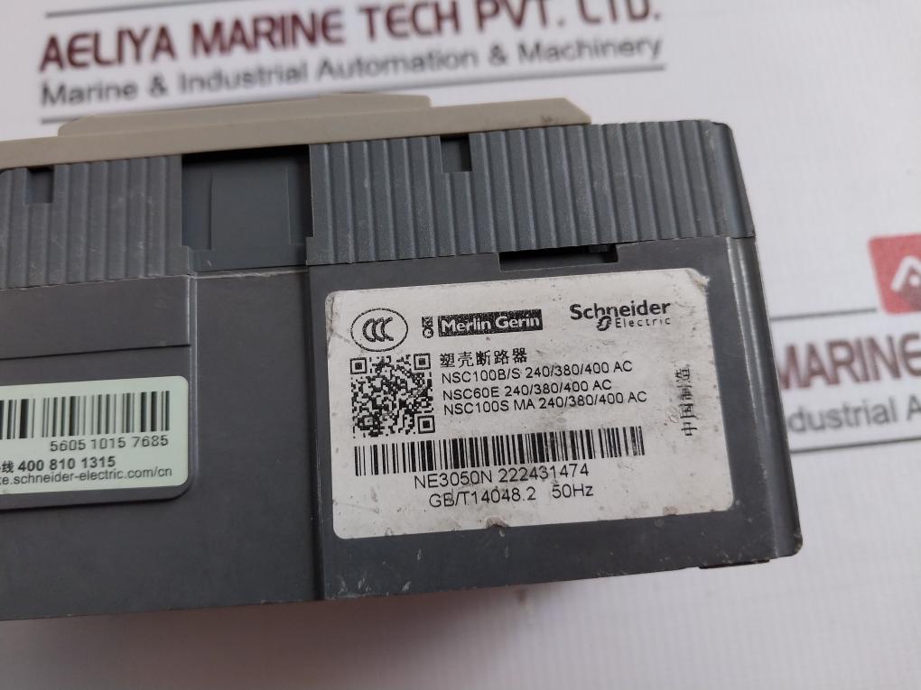 Schneider Electric Nsc60E Molded Case Circuit Breaker 50/60Hz Jis C8201-2-1
