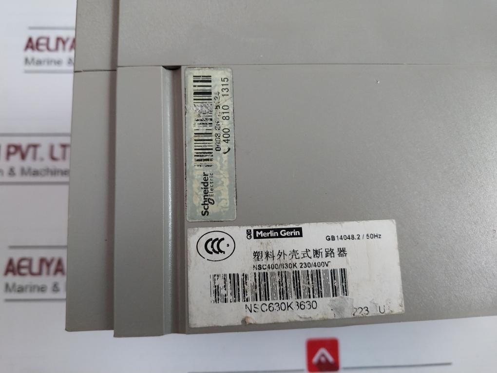 Schneider Electric Nsc630K Circuit Breaker Iec 60947-2 Nsc630K3630 690V