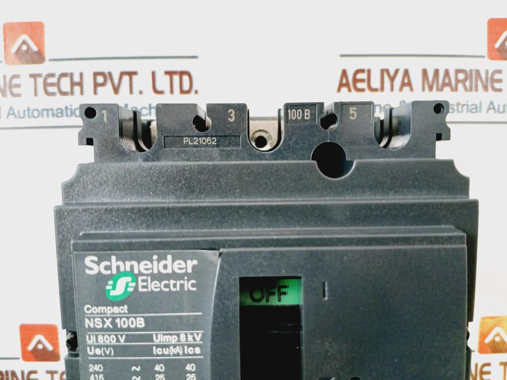 Schneider Electric Nsx 100B Circuit Breaker 50/60Hz