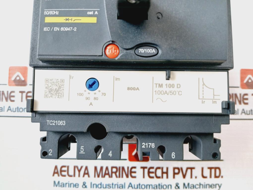 Schneider Electric Nsx 100B Circuit Breaker 50/60Hz